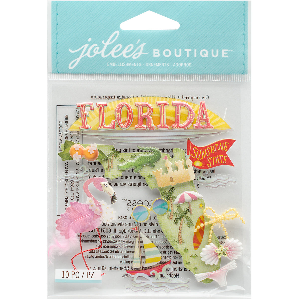 Jolee's Boutique Dimensional Stickers - Florida