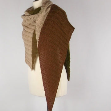 2x2 ribbed shawl