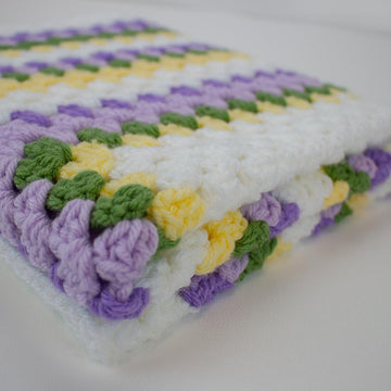 Buttercup Infinity Granny Rectangle Crochet Blanket