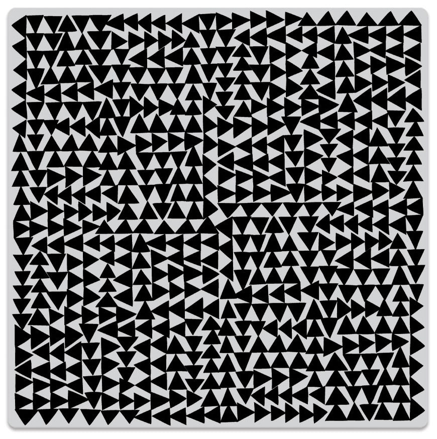 Hero Arts Cling Stamps 6"X6" - Triangle Tapestry Bold Prints
