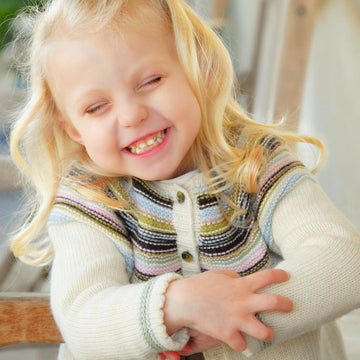 Playful Stripes Cardigan