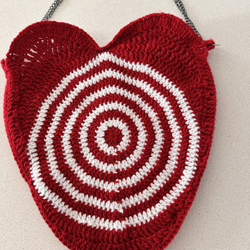 The Bullseye Love Heart Bag