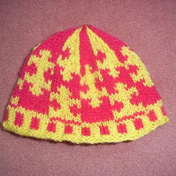 Puzzle kids beanie