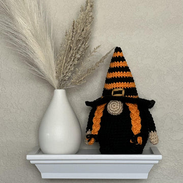 Halloween Witch Gnome Crochet Pattern