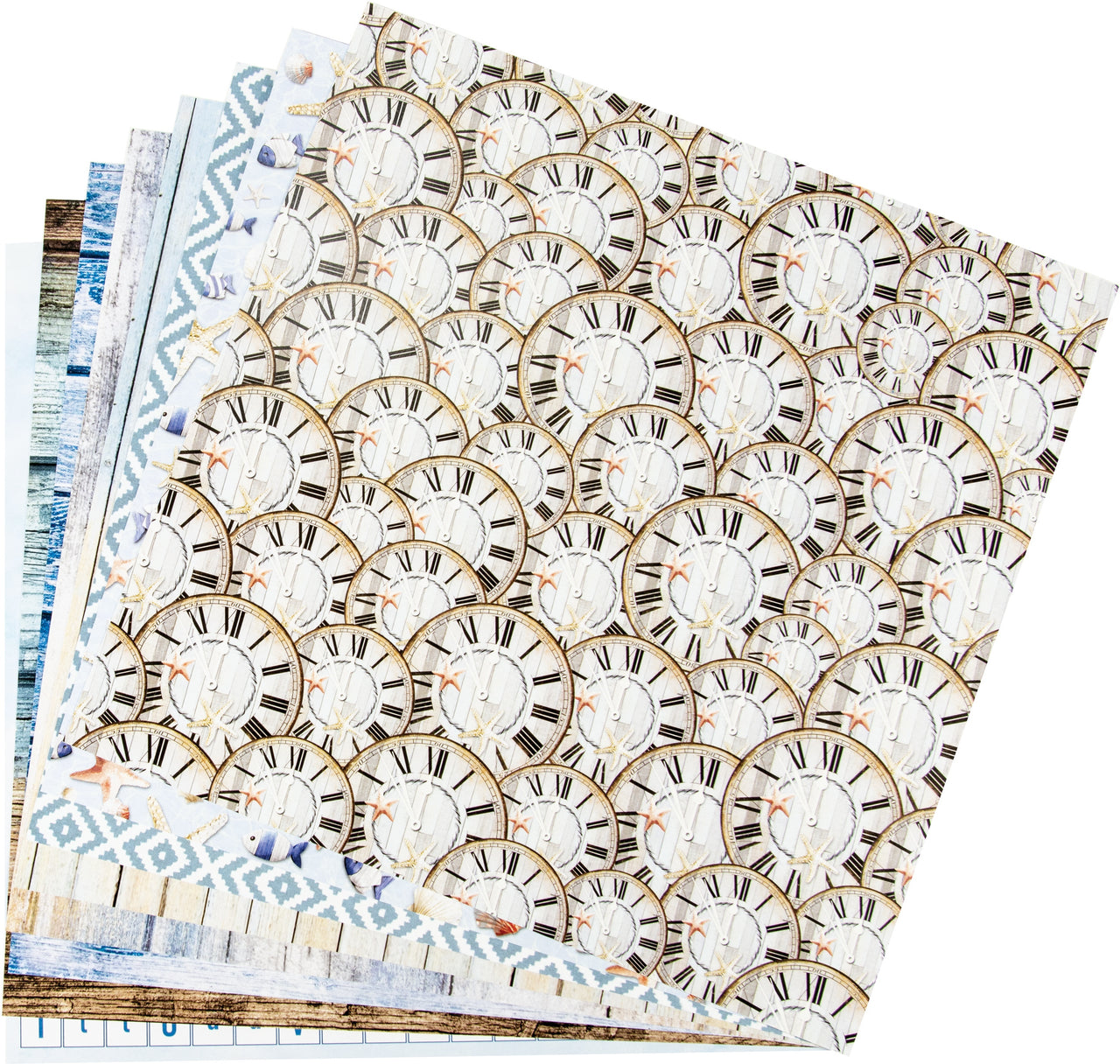 Ciao Bella Double-Sided Paper Pack 90lb 12"X12" 8/Pkg - Sound Of Summer, 8 Designs/1 Each
