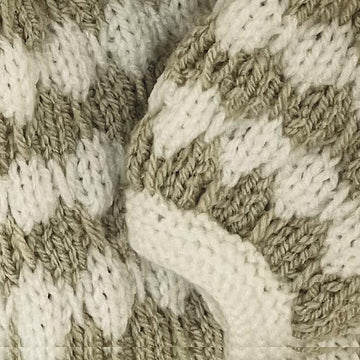 Bubble Pattern Matinee Jacket, Hat and Booties