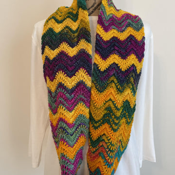 Mediterranean Waves Infinity Scarf