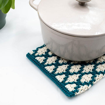 Mosaic Crochet Hot Pad