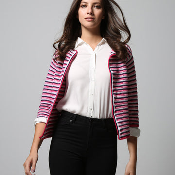 Amalia Jacket - Crochet Pattern For Women in MillaMia Naturally Soft Merino