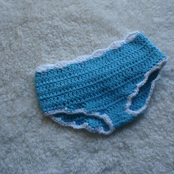 Ocean Waves Diaper Cover