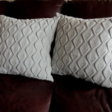 Raised Diamonds Cushion Cover