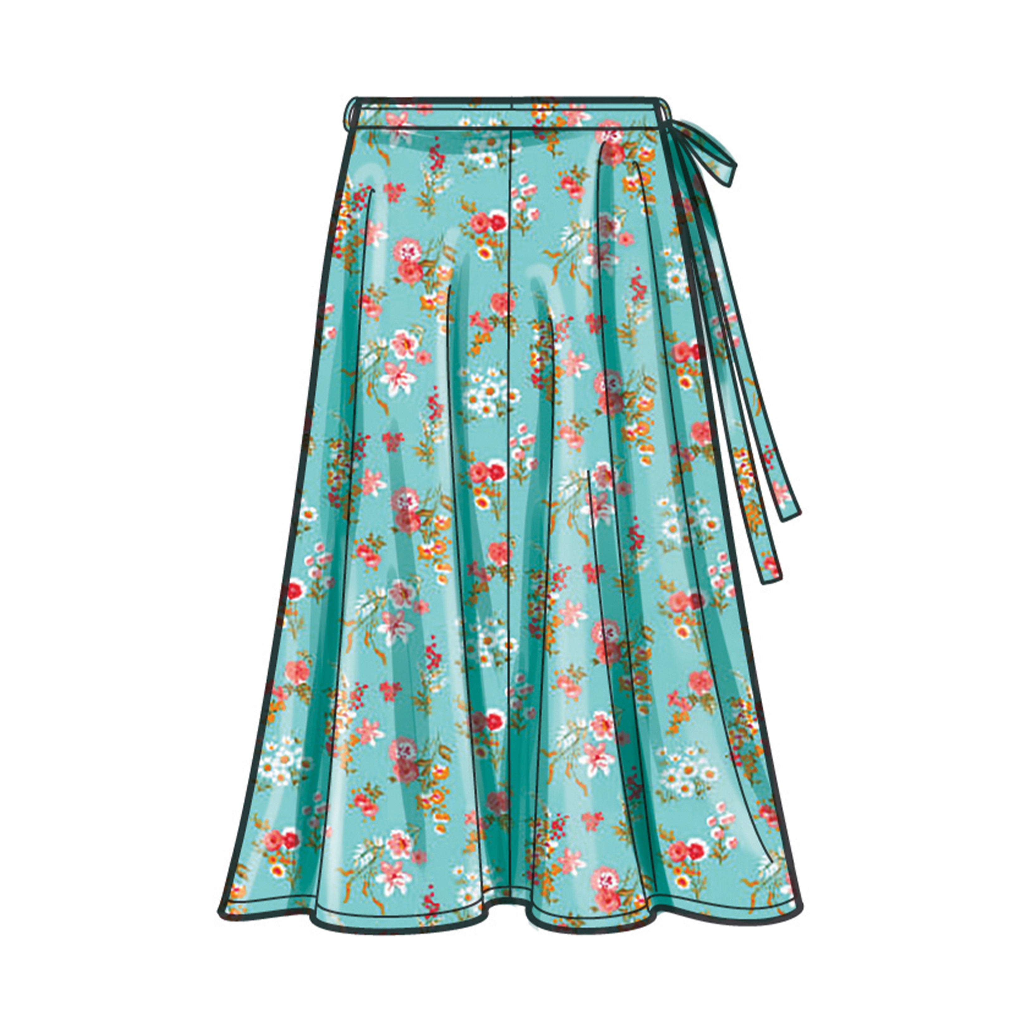 New Look Misses' Skirts N6721 - Paper Pattern, Size A (10-12-14-16-18-20-22)