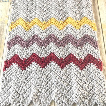 Chunky Chevron Blanket