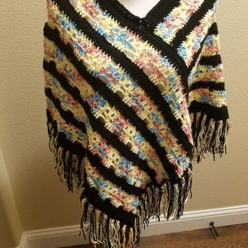 Girls' Sugar Skull Poncho