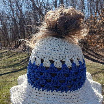 Messy Bun Granny Bucket Hat