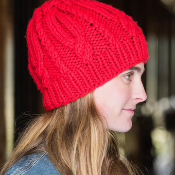 Cable and Twist Hat #707
