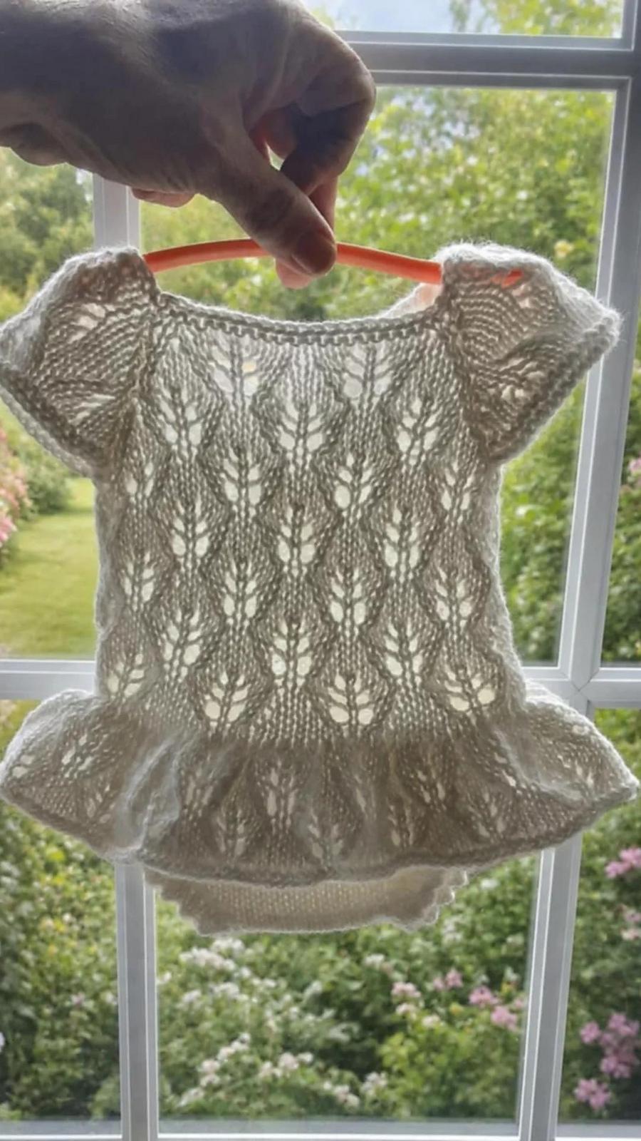 Angela romper and bonnet newborn