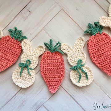 Easter Garland: Carrots & Bunnies