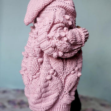 Hooded Leaves Cardigan