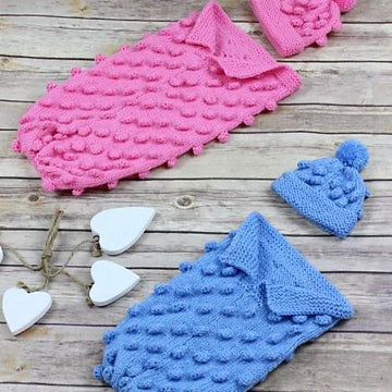 Knitting Pattern Doll or Preemie Bobble Cocoon #258