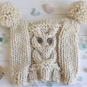 Owl T-bag Hat 2yrs to adult