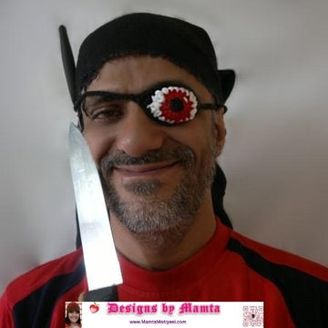 Crochet Pirate Eye Patch Pattern For Adults And Kids