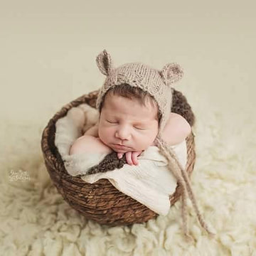 Fluffy Cub Bonnet