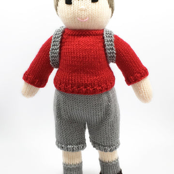 Jenny and Bobby knitted dolls 19049