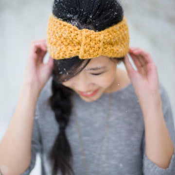 Seed Stitch Headband