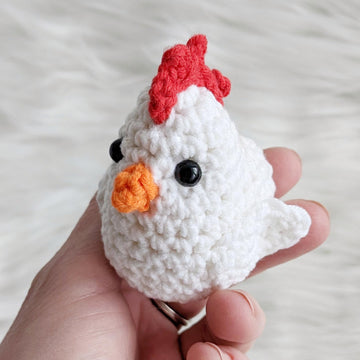 Chicken amigurumi pattern, crochet hen, bird crochet pattern
