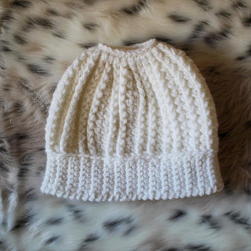 Messy Bun Beanie