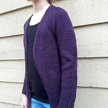 Gaugeless cardigan 2
