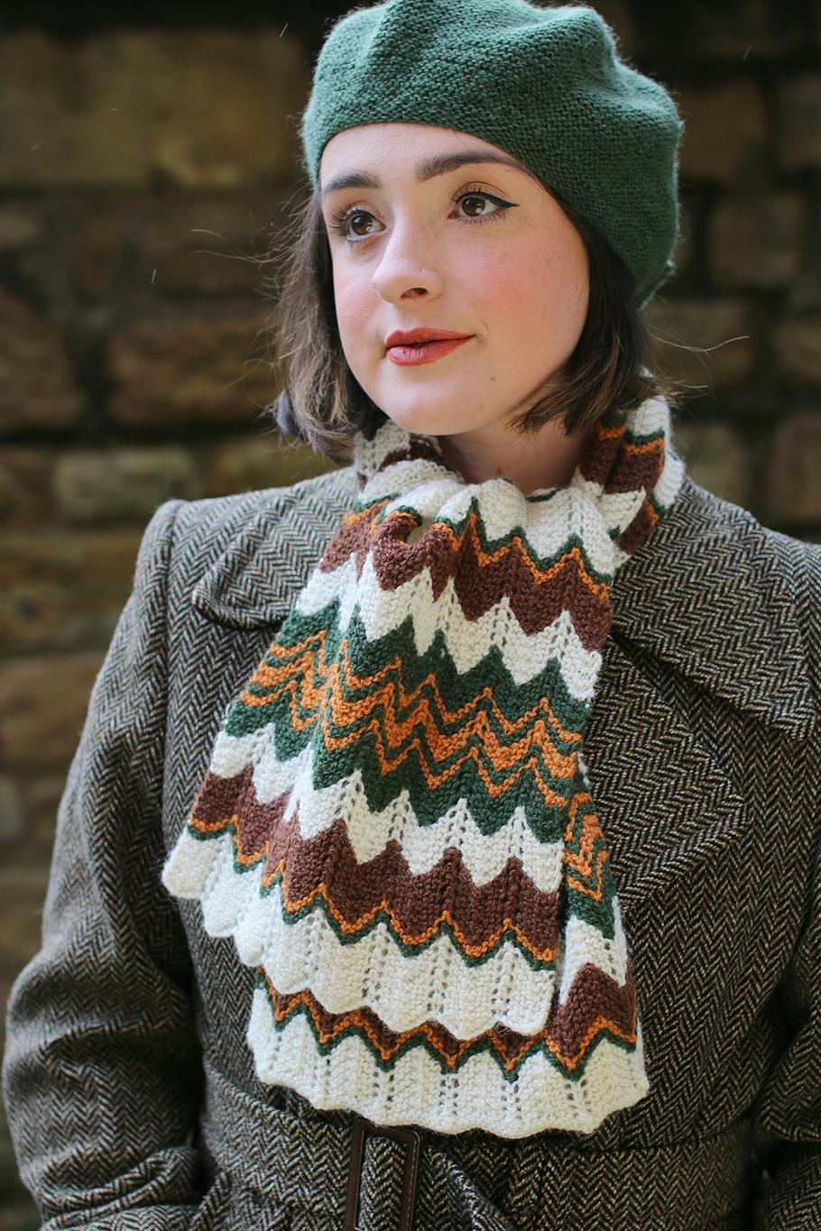 Feather Stitch Scarf