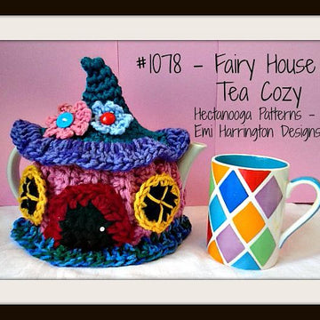 1078-FAIRY HOUSE Tea Cozy