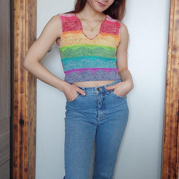 Striped vest