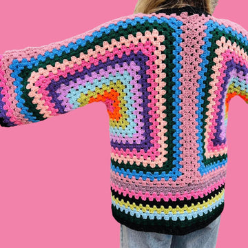 Hexagon Crochet Cardigan