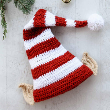 Santa's Little Helper Elf Hat with Ears