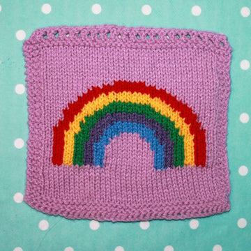Weather Symbols Intarsia Squares