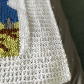 Old Spooky Tree baby blanket