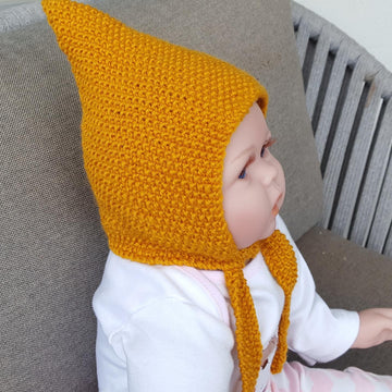 Cherry - babies pixie bonnet