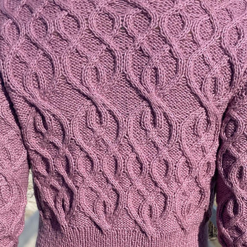 Art Nouveau Cabled Cardigan