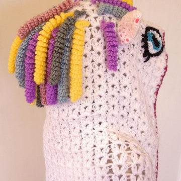 Unicorn Hooded Blanket