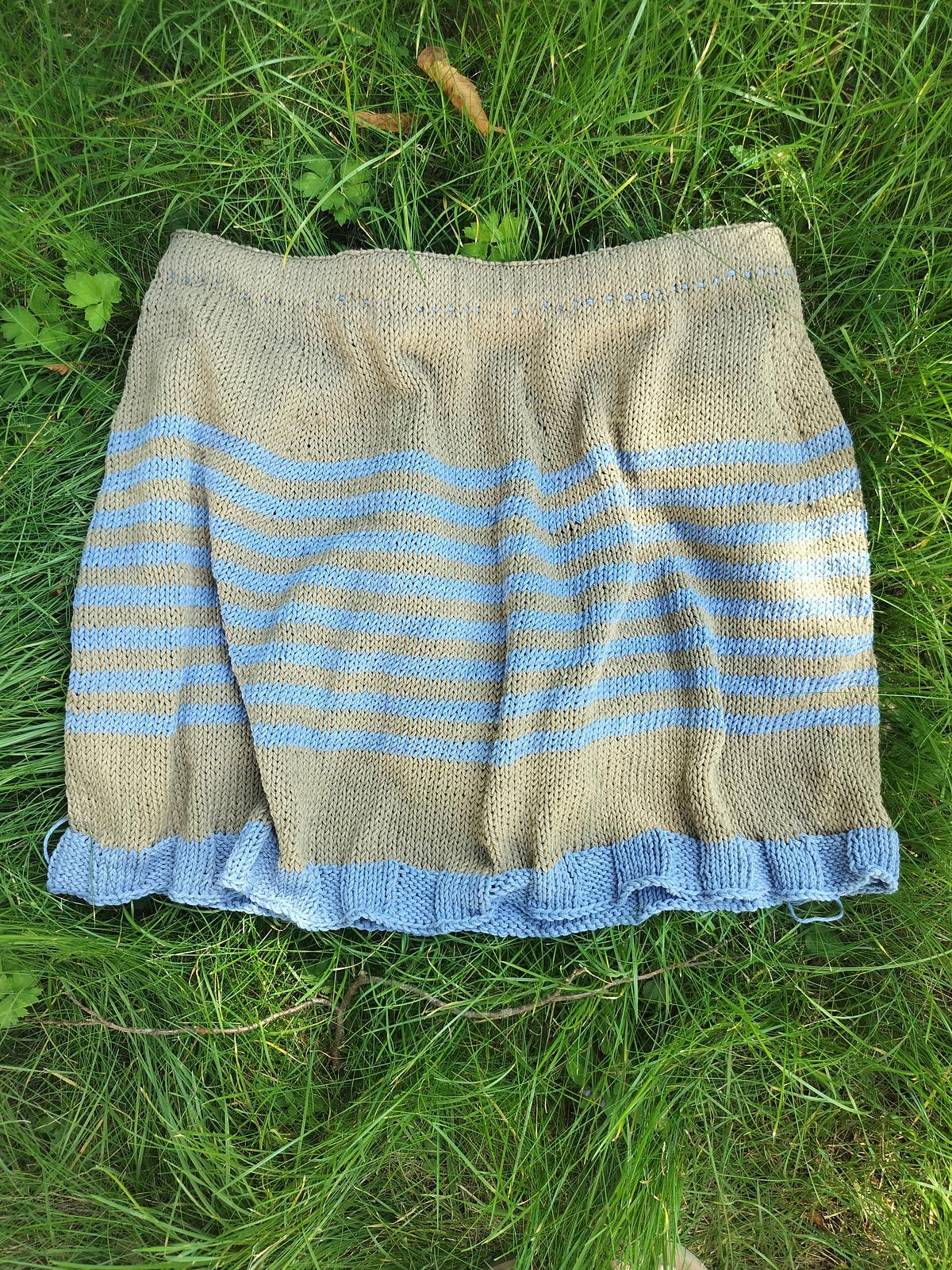 Stripey skirt