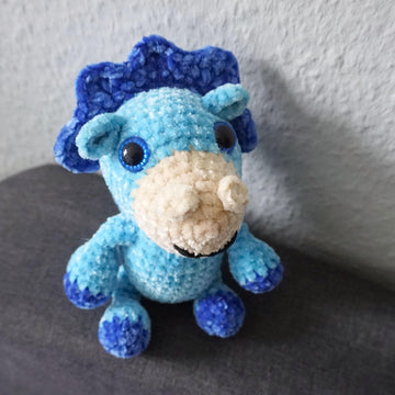 Häkelanleitung kleiner Kuschel Dino Ocean