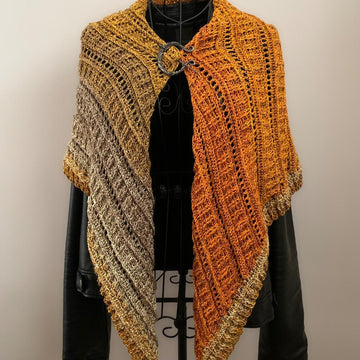 Flat Triangular Scarf "Ione"