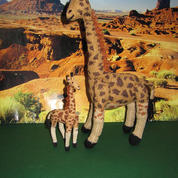 Giraffe Toy Georgina and Baby Georgie
