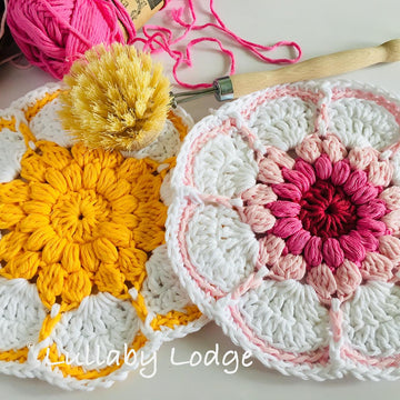 Starburst Daisy Dishcloth
