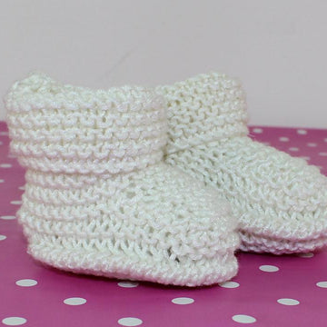 Baby Romper Suit Booties and Beanie Hat