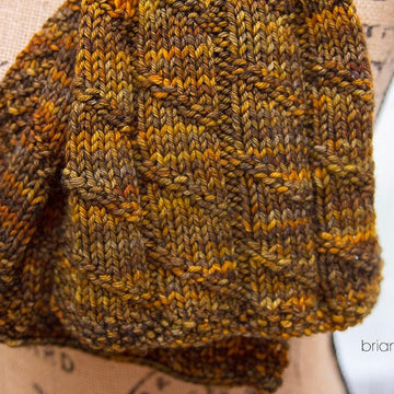 Rust Scarf Knit