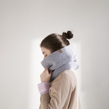 Simple Snood - Easy knit Cowl Scarf + Video